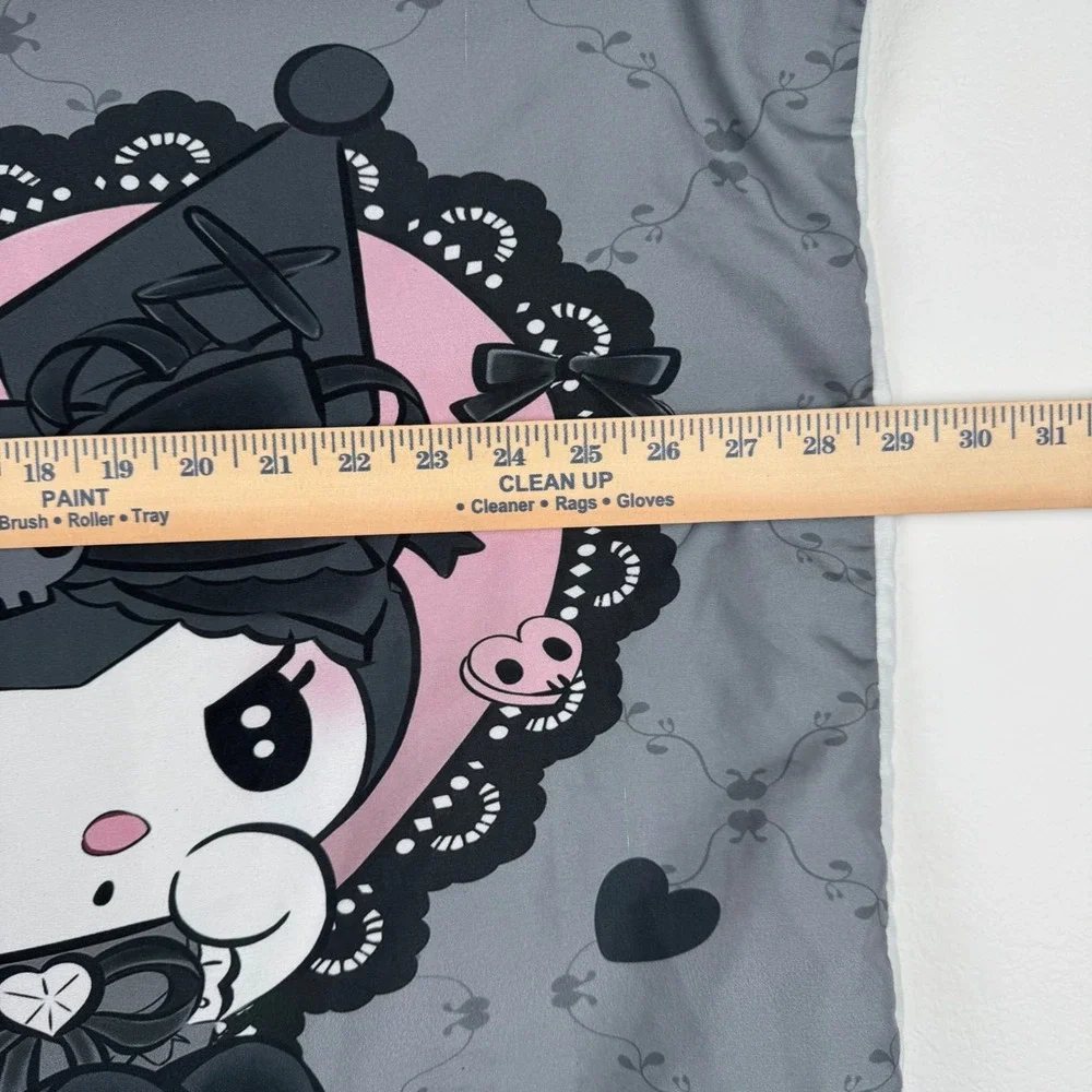 Sanrio Kuromi Pillowcase Unisex OS Grey Good Goth Kawaii Anime Decor